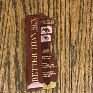 NEW IN BOX Too Faced Better Than Sex Mascara in Chocolate (Brown) - full size